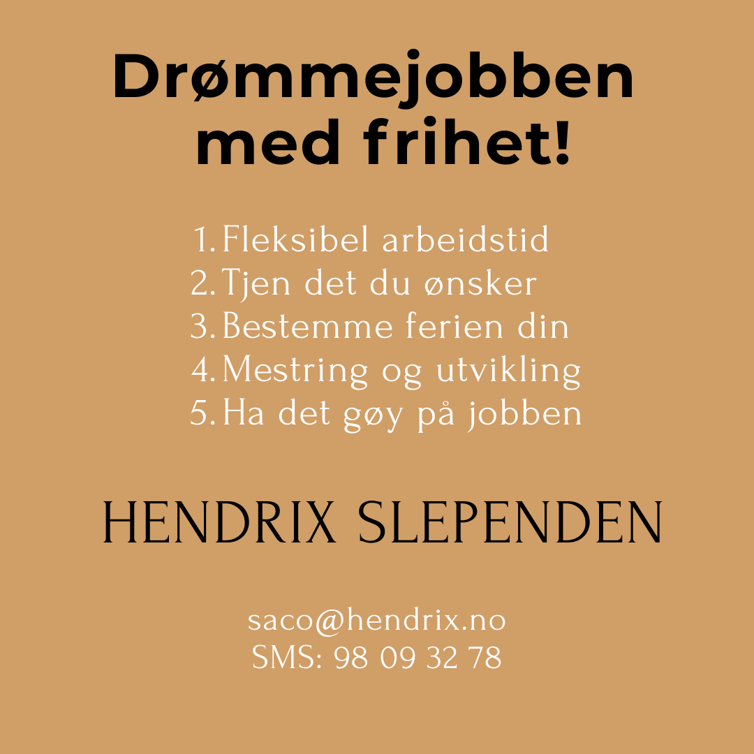 Hendrix slependen ledig stilling