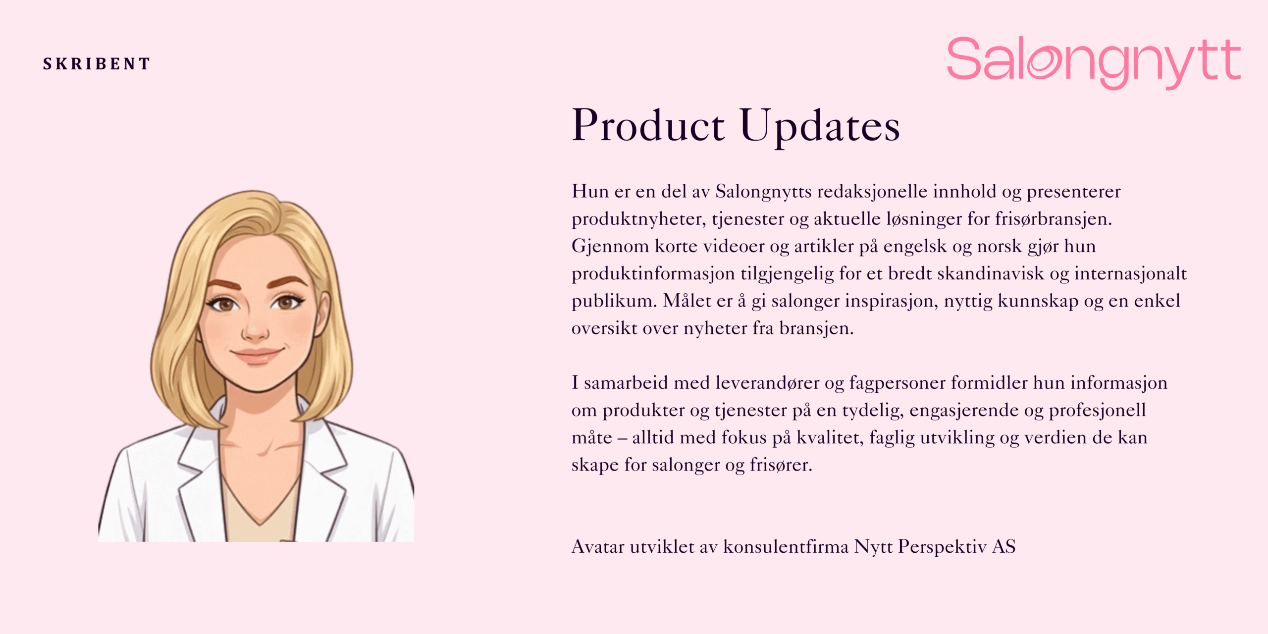 Skribent Product updates